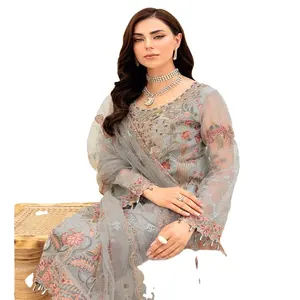 Costumes de mariage pour femmes par Pakistani Designers Organza Collection Costumes 3 pièces par Ramsha MINHAL 9 Produits Pakistanais - Product Image 1