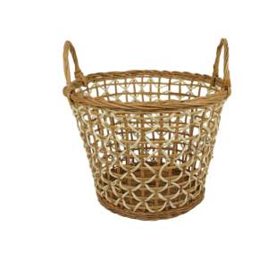 Vietnam Source Large Wicker Laundry <b>Basket</b> With Lid Bamboo Rattan <b>Basket</b> Laundry <b>Storage</b> Make Home Clothes Organizer - Product Image 4