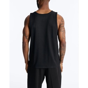 Wholesale High Quality Men Fitness Vest Ribbed <b>Singlet</b> Gym Outdoor <b>Running</b> Sports Plain Training Breathable Men's Tank Tops - Product Image 2