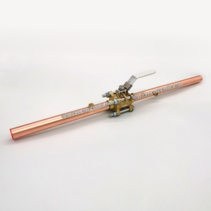 OEM 3pc Welding Ball <strong>Valve</strong> MedGas Full Dual-Port Medical Gas Ball <strong>Valves</strong> With W/extensions &amp; <strong>Locking</strong> <strong>Device</strong> - Product Image 2