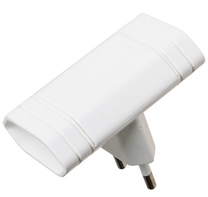 Adattatore doppio senza TTL, bianco, 250V 10A (Solera 6010) - Product Image 1