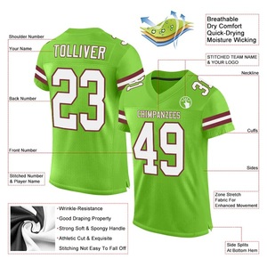 Maillot de football pour jeunes personnalisé en gros Vêtements de sport pour hommes avec logo et numéros Uniforme de football sublimé - Product Image 4