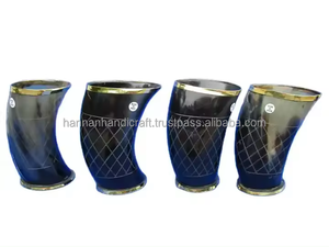 Taza de cuerno para hombres y mujeres Taza de cuerno vikingo hecha a mano genuina Medieval original - Product Image 3