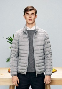 2025 hommes doudoune haute qualité couleur personnalisée hommes veste mode manches fermeture éclair sweats à capuche bouffantes vestes - Product Image 5