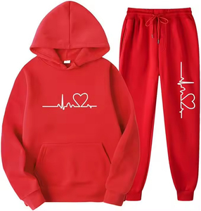Ensemble de survêtement 2 pièces personnalisé pour femme, très demandé, en molleton respirant 100% coton, avec capuche unie effet délavé à l'acide et poches, comprenant un sweat à capuche et un pantalon de survêtement - Product Image 3
