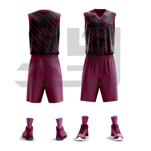 Uniforme de Baloncesto Personalizado de Alta Calidad con Impresión Sublimada, Secado Rápido y Transpirable, en Poliéster para Hombres, Mujeres y Niños - Product Image 6