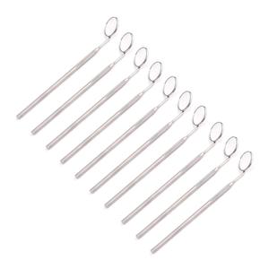 Mango de acero de alta calidad con luz LED brillante Extraíble 2 espejos Instrumento de examen Lupa Espejo de boca - Product Image 5