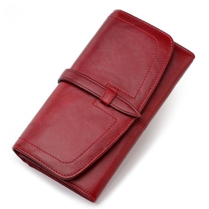 Bolsos de Mano de Cuero Genuino de Alta Calidad, Multicolores, Personalizados, con Cierre Largo, Ecológicos, para Mujer, Uso en Exteriores - Product Image 1