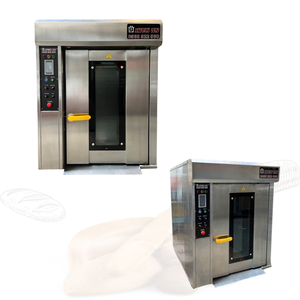 High Quality Diesel Rotary Oven <b>8</b> Trays 1200X1900X1700Mm Bakery Machine Altuntop Trolley Rotary Oven Made in Vietnam - Product Image 1