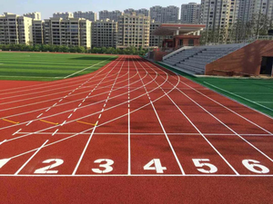 Pista de Atletismo Híbrida Sintética Profesional INOLP, Personalizable en Grosor, Antideslizante, Ecológica, con Absorción de Impactos - Product Image 4