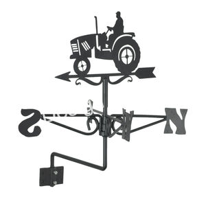 Feuille de fer poule noir fini jardin girouette décorative approvisionnement en gros extérieur maison pelouse ferme girouette décorative - Product Image 6
