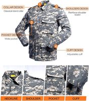 Ensemble uniforme de chasse tactique respirant unisexe personnalisé, chemise et pantalon camouflage en polyester/coton, tenue de chasse
