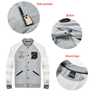 Cantidad a granel buen cosido nuevo diseño Venta caliente hombres Varsity chaqueta/Color sólido Letterman invierno hombres chaqueta para adultos - Product Image 4