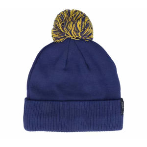 Bonnets à logo personnalisé Bonnets tricotés de haute qualité, chauds et teints en tissu uni pour l'hiver Bonnets respirants à séchage rapide personnalisés OEM - Product Image 1