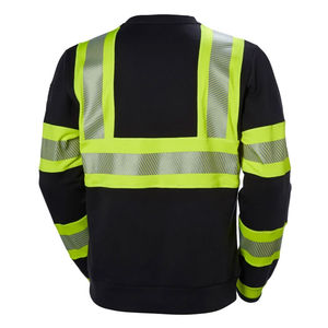 Chemise haute visibilité personnalisée de couleur noire de qualité supérieure vêtements de travail t-shirt réfléchissant à manches longues avec logo personnalisé - Product Image 6