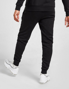 Survêtement de gymnastique pour hommes personnalisable Slim Fashion Fitted Printed Team Sport Wear Black Two-Piece Blank Sport Tracksuit-Taille XL Logo - Product Image 4