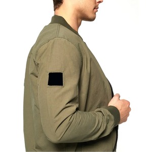 Chaqueta de bombardero para hombre con estampado de logotipo personalizado, nuevo diseño, mangas completas ligeras con cierre de cremallera, ropa de invierno - Product Image 4