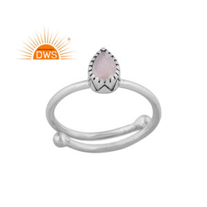 Fabricant de bijoux sur mesure, anneaux empilables en argent sterling fin, pierre de lune arc-en-ciel naturelle, best-seller. - Product Image 1