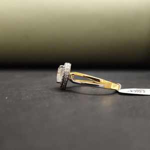 Pretty Heart Shape IGI Certified Moissanite Engagement Ring in 18KT Solid Gold for <b>Your</b> <b>Loved</b> One - Product Image 3