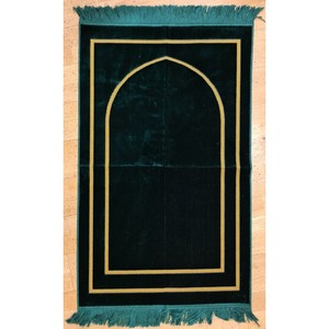 Tapis Velours Tapis Haute Qualité Masjid Tapis de Prière Intérieur Épais Jaenamaz Musulman Portable Islamique Velours Sejadah Tapis de Prière - Product Image 5