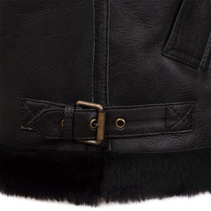 Veste en cuir matelassée imperméable et coupe-vent tendance et décontractée de style nouveau pour hommes, design personnalisé avec logo sur le devant, fabriquée au Pakistan - Product Image 3