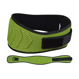 Powerlifting Weight Lifting Back Support Self Locking Belt Neoprene Nylon Made Weight Lifting Belts in whole sale price