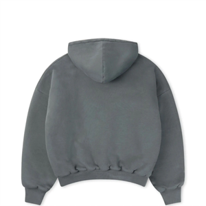 เสื้อฮู้ดดี้โออีเอ็มทรงโอเวอร์ไซส์สำหรับผู้ชาย ดีไซน์ไหล่ตก ผลิตจากผ้าถัก คอลเลคชั่นร่วมกับดีไซเนอร์ สไตล์สตรีทแวร์ - Product Image 3