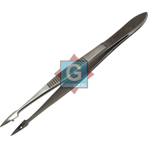Hunter Splinter et pince à cils Base d'instrument chirurgical droit en acier inoxydable manuel - Product Image 5