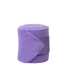 Best Equestrian Navy Fleece <b>Glitter</b> <b>Fabric</b> Horse Bandages Wholesale Sports Products Perfect Match for Horse Riding - Product Image 3