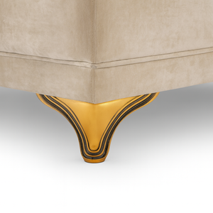 Cigdem 10 cm acabado dorado patas de muebles de plástico para sillas patrón doble para sofás gabinetes comedor/jardín habitación hogar Oficina - Product Image 2