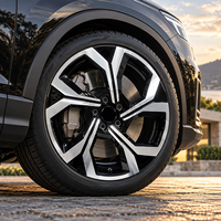 Nouvelles jantes en alliage forgé noir et argent sur mesure de 18 à 21 pouces, design maillé, pour Mercedes - pour Audi - Haute qualité