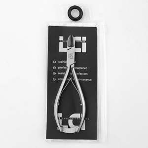 Coupe-cuticules professionnel de haute qualité, éliminateur de peaux mortes, ciseaux à double ressort, coupe-cuticules en acier inoxydable par Life Care. - Product Image 6