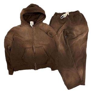 Chándal de invierno para hombre listo para el rendimiento construido con lana de mezcla de algodón que brinda calidez transpirable para hombres al aire libre - Product Image 6