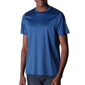 Ryan T-shirt bleu royal à logo personnalisé pour homme 100% polyester Jersey Marques personnalisées Impression de logo - Product Image 2