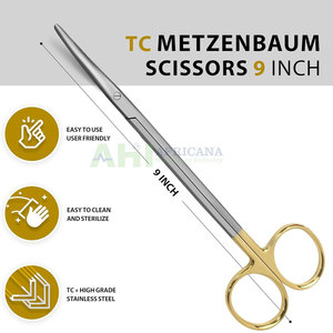 กรรไกร metzenbaum เครื่องมือผ่าตัดแบบแมนนวล - Product Image 3