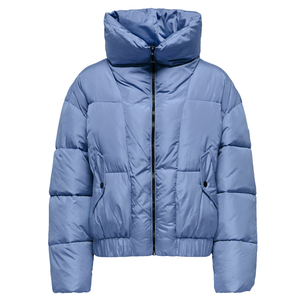 Custom new Winter design Cropped Puffer Jacket Coats for <b>Women</b> 2026 Short body Warm Quilted Jackets Outerwear with Pockets - Product Image 5