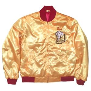 Chaqueta de satén de etiqueta privada Bomber brillante de moda con bordado personalizado y opciones de impresión completa - Product Image 6