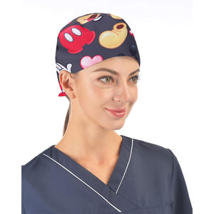 Bonnet médical réutilisable absorbant la transpiration avec boutons de soulagement des oreilles léger et respirant personnalisable pour les hôpitaux - Product Image 1