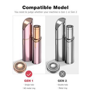 Cabezal de Repuesto para Afeitadora Eléctrica de Láminas, Cuchilla Triple y Doble, Recortadora de Barba y Rostro, Resistente al Agua y Lavable - Product Image 6