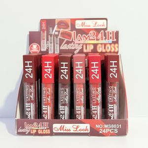 Brillo Labial Miss Look de Larga Duración 24H, 6 Colores Mate, Resistente al Agua, Antiadherente, Lápiz Labial Líquido de Larga Duración, Maquillaje Cosmético con 24 Horas de Duración - Product Image 1