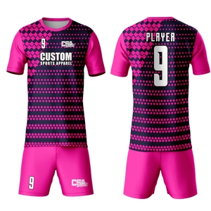 Ensemble de maillots de football imprimés par sublimation en polyester 100% de Sialkot Pakistan Uniforme de football Survêtement de football Vêtements de football - Product Image 1