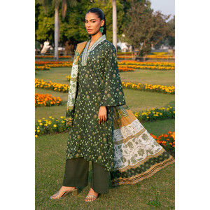 ชุดสูทผ้าลอนพิมพ์ลาย 3 ชิ้นสำหรับผู้หญิง พร้อมปักลายที่คอเสื้อ รุ่น SD-52219 - Product Image 6