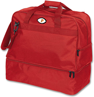 Sac de sport et de voyage double couche en polyester, personnalisable, avec compartiment à chaussures, idéal pour le football, logo et couleur personnalisables – Vente chaude