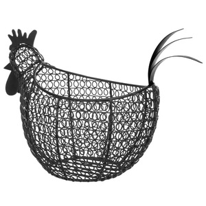 Panier à œufs en fil métallique en forme d'oiseau, idéal pour les magasins de cuisine, pour une utilisation polyvalente, prix de gros par un fournisseur indien - Product Image 1