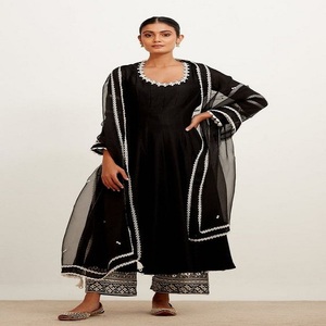 Anarkali ชุดเดรสพิมพ์ลายแบบอินเดีย,ชุด Patiala ชุดอินเดียชุดสไตล์ดั้งเดิมเครื่องแต่งกายสไตล์ใหม่อินเดีย - Product Image 2