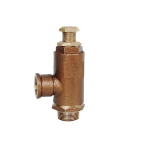 Válvula de seguridad manual de bronce para vapor (tipo recto) con entrada macho (BSP), presión 150 psig, tamaño 1 1/2, OEM de alta calidad - Product Image 4
