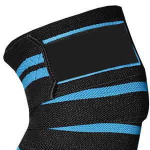 Customizable Neoprene Gym Compression Knee Wraps Strap Adult Rubber <b>Belt</b> <b>Squats</b> Powerlifting/Weightlifting Men's Women's Logo - Product Image 5