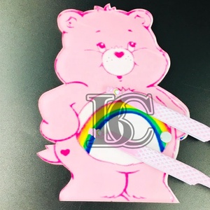 แผ่นรองต่อขนตาอะคริลิคแบบยั่งยืน ลายหัวใจ ดอกไม้ และหมีน่ารัก สำหรับต่อขนตาแบบมิงค์ สีสันตามสั่ง อุปกรณ์เสริมความงาม - Product Image 5