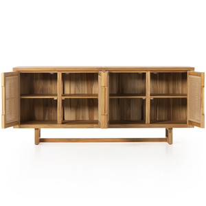 Tùy chỉnh Tủ sang trọng Đồ nội thất phòng khách mây tự nhiên rắn gỗ sồi 4 ngăn kéo tủ tủ-Clara - Product Image 2