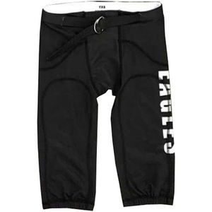 Pantalones de fútbol americano a rayas con logotipo de nombre de equipo blanco pantalones rojos hechos a medida - Product Image 1